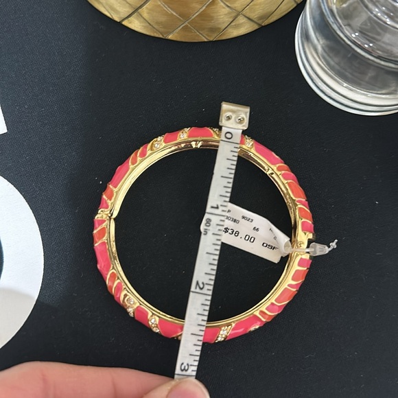 Pink Rhin Cache Bangle - Picture 4 of 7